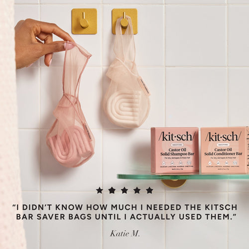 kitsch Castor Oil Conditioner Bar Saver Bag