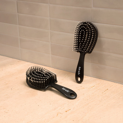 kitsch Black Detangling Flexi Brush - Mini