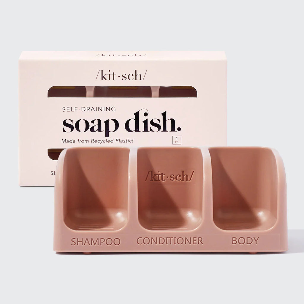 Strengthening Rice Water Terracotta Self Draining Soap Dish Bundle