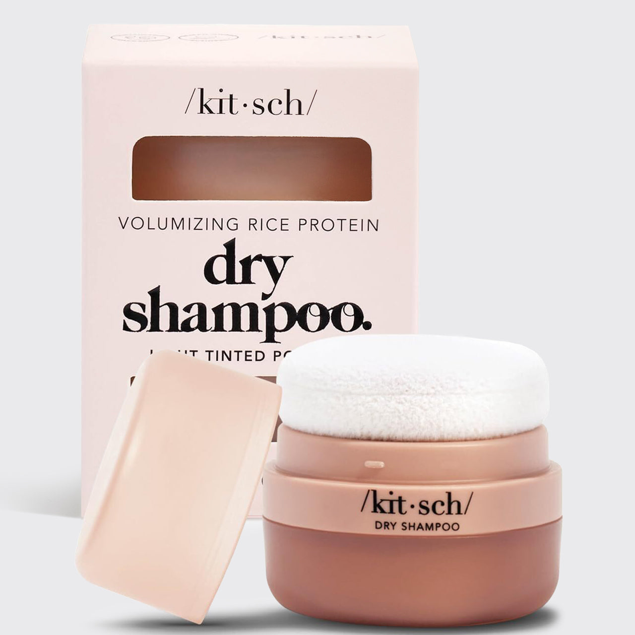 Light Volumizing Rice Protein Dry Shampoo with Puff