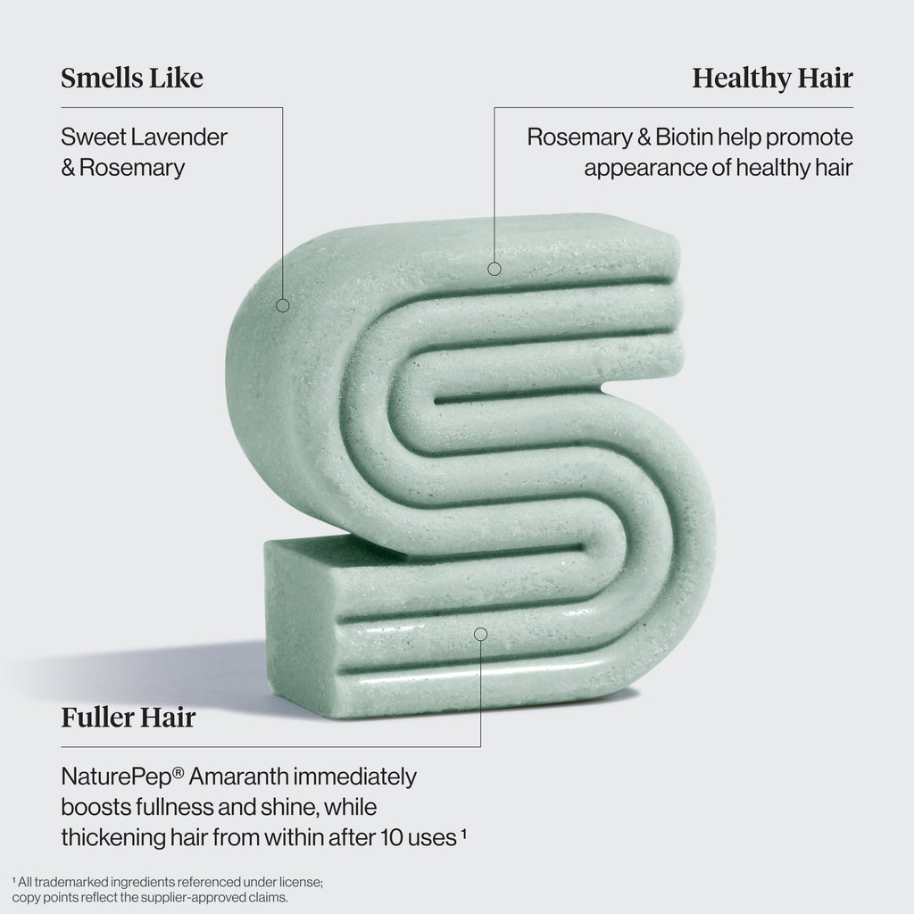 Rosemary & Biotin Shampoo & Conditioner Combo + Bar Saver Bags Bundle