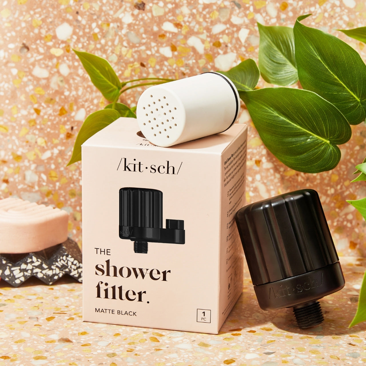 Black Shower Filter