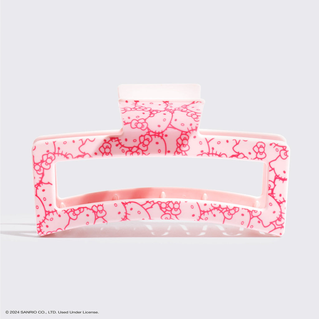 Kitsch x Hello Kitty Jumbo Claw Clip in Pink Kitty Faces