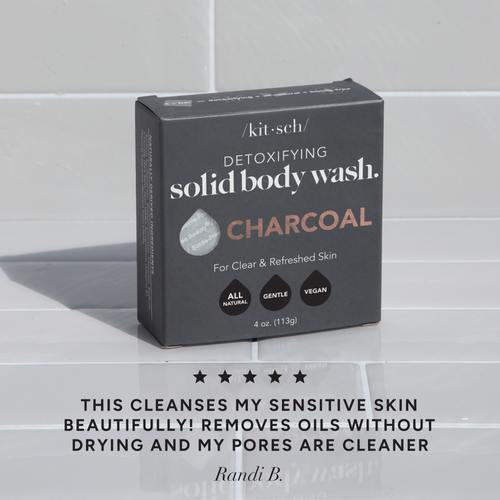 kitsch Charcoal Detoxifying Solid Body Wash