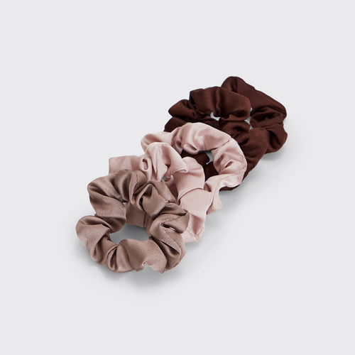 kitsch Cameo Satin Sleep Scrunchies 5pc Set